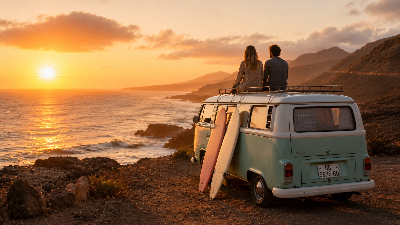 Surf och roadtrip vid El Cotillo, Fuerteventura