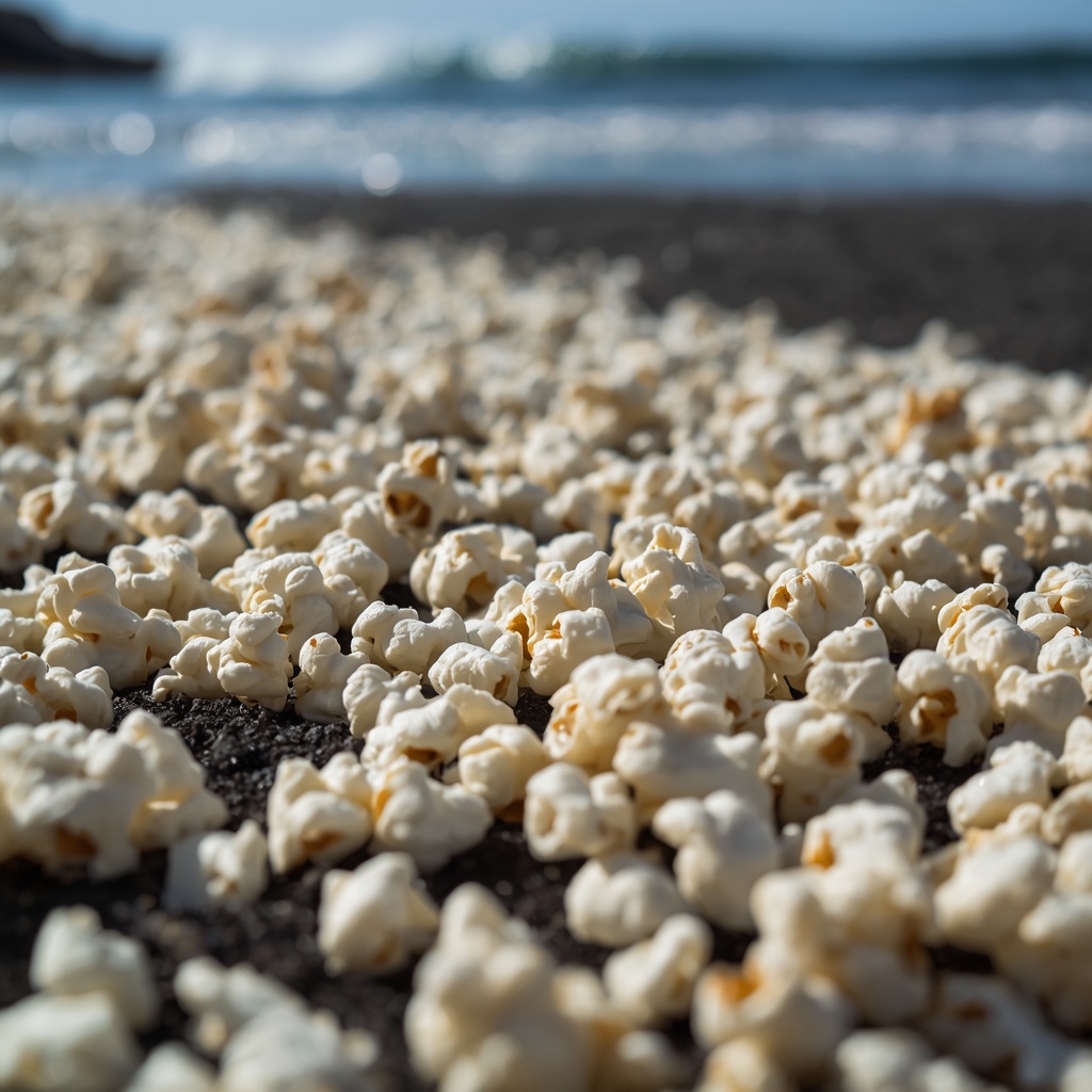 Popcorn-stranden på Fuerteventura