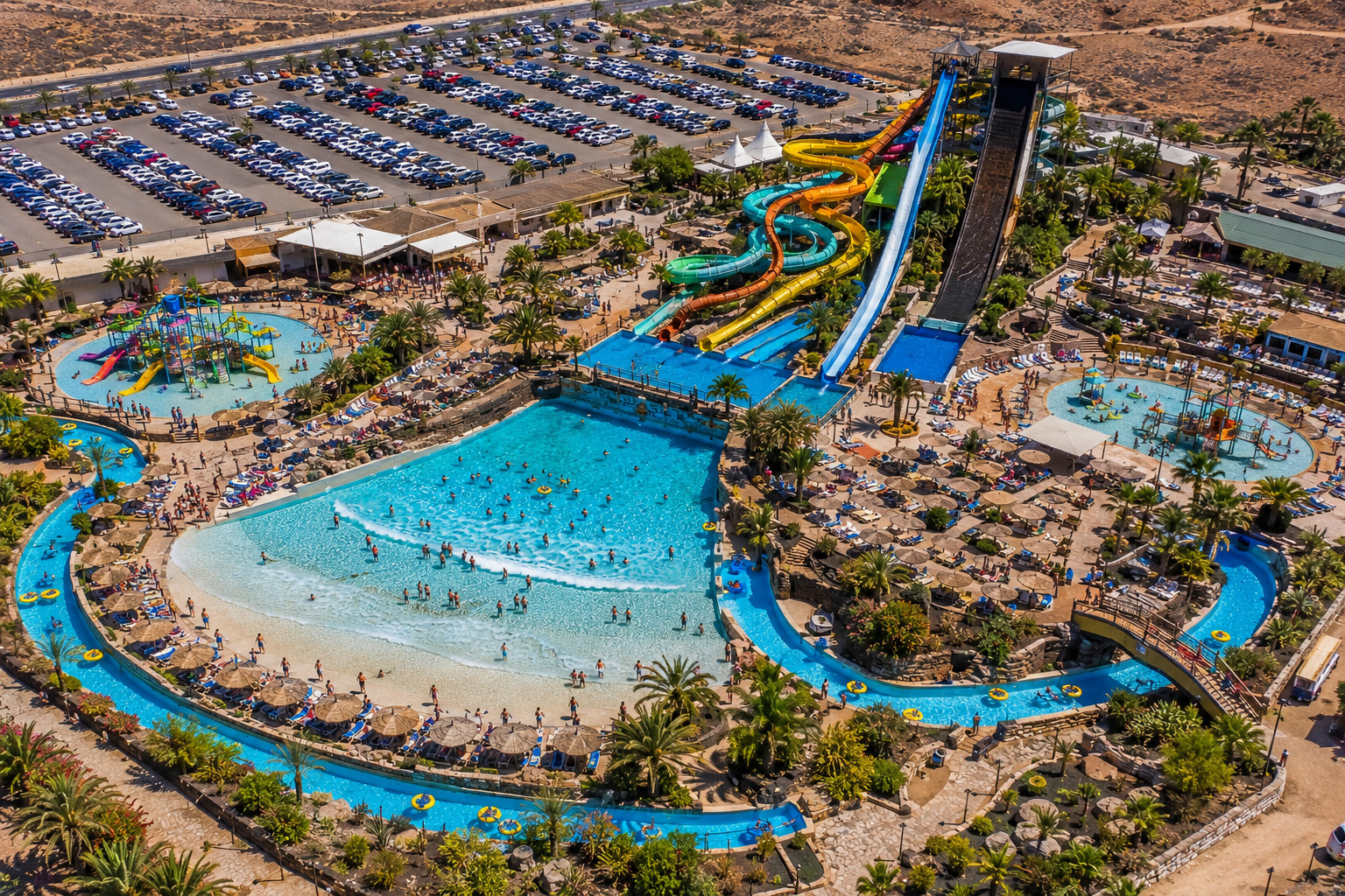 Acua Water Park i Corralejo — Fuerteventuras enda vattenpark