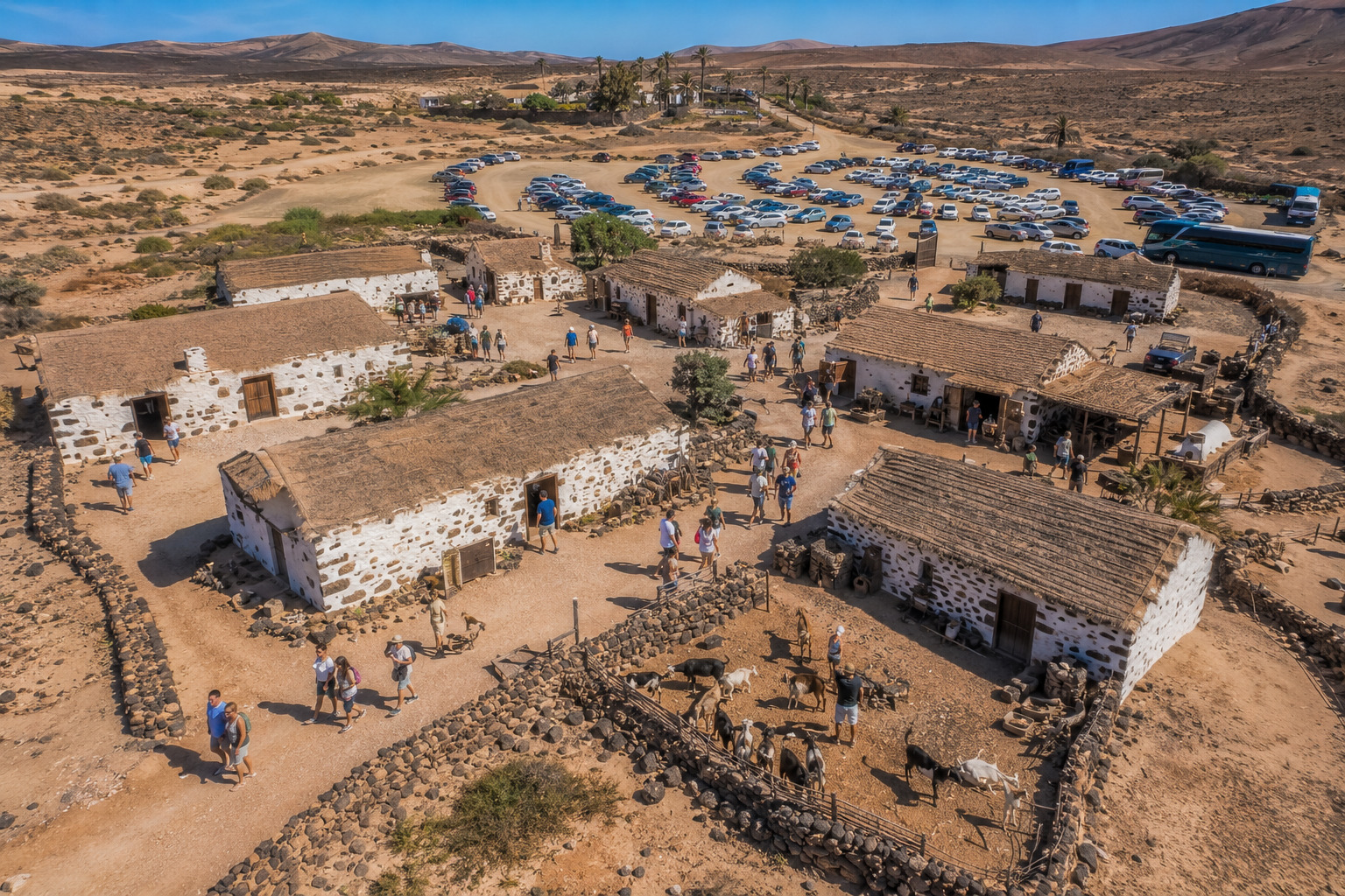 Ecomuseo de La Alcogida Tefía — levande museum med traditionella kanariska stenhus